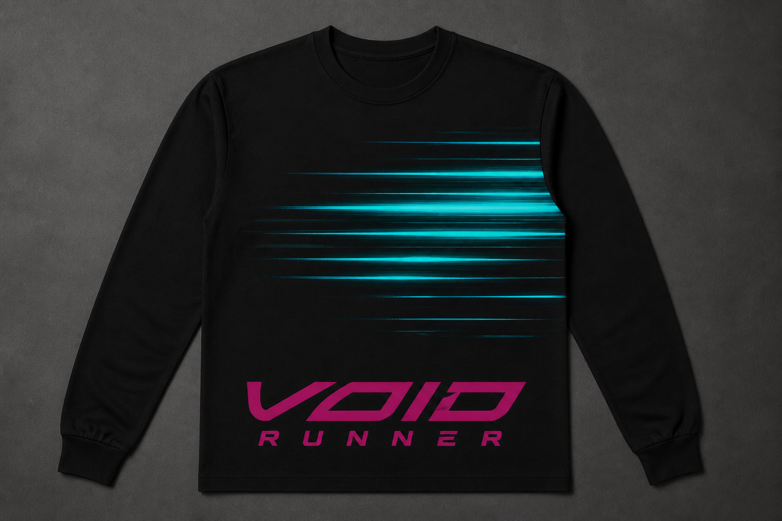 Scan Lines long sleeve — front